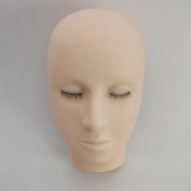 Mannequin Kopf Wimpern Verlängerung Trainingswerkzeug mit 4 Schichten - Bild 1