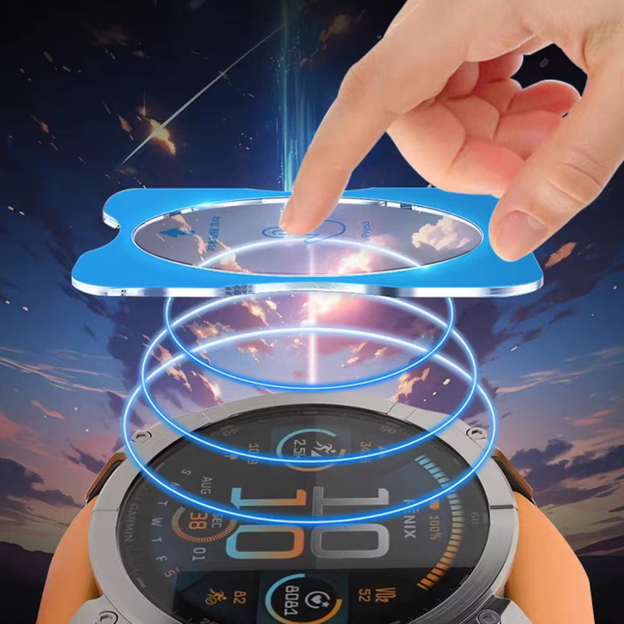 Garmin Schutzfolie aus gehärtetem Glas, transparent, Unisex - Bild 2