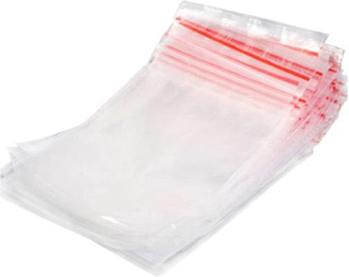 100 Stück Amusedly wiederverschließbare PE-Beutel transparent B: 5 cm, H: 7 cm - Bild 1