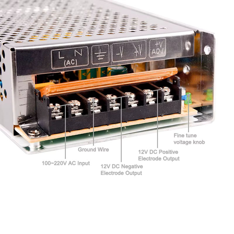 Schaltnetzteil AEVYVKV AC 110 V 220 V zu DC 5 V 12 V 24 V für LED-Streifen und SMPS Transformatoren - Bild 4