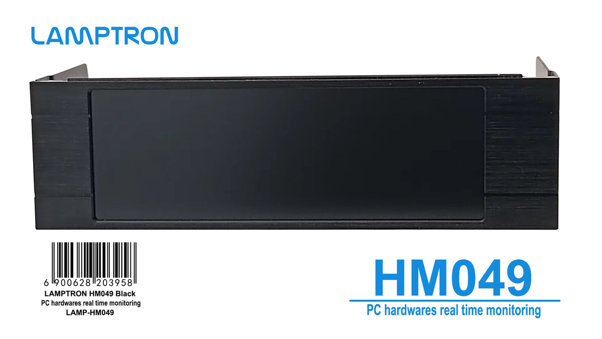 Lamptron HM049 Echtzeit-Überwachungshardware für deinen PC in Schwarz - Bild 4
