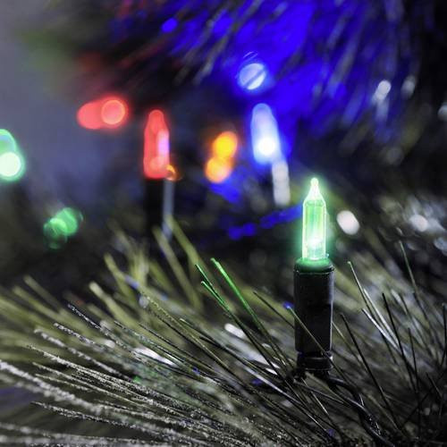 Konstsmide LED Mini-Lichterkette für Außen und Garten, 120 LED, Mehrfarbig, Netzbetrieb, IP44 - Bild 1