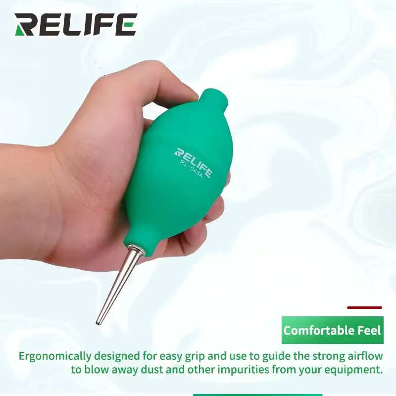 RELIFE RL-043A 2-in-1 Staubreiniger und Luftgebläse in Grün für Handy, PCB, Tastatur und Kameraobjektiv - Bild 3