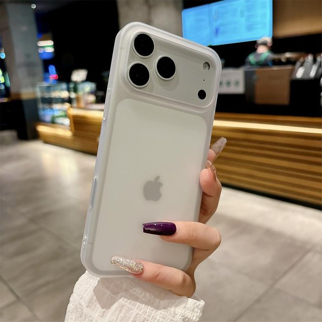 YULIN Stoßfeste Handyhülle für iPhone 17 16 15 14 13 Pro Max, Ultra dünne Schutzhülle in Transparent und Schwarz - Bild 1