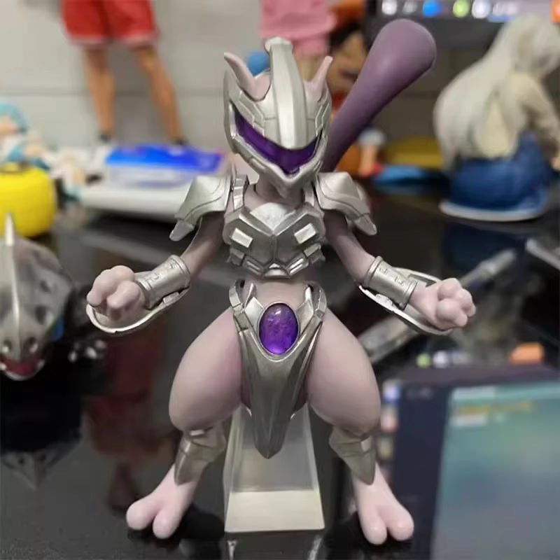 Pokemon Mewtwo Anime Figur in Lila, PVC Statue Modell für Sammler und Kinder, Höhe: 11 cm - Bild 2