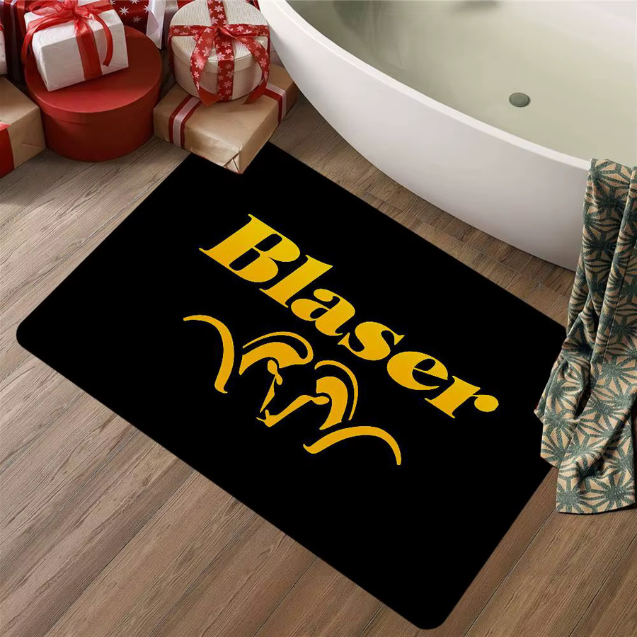Rutschfeste Blaser Fußmatte aus Polyester in Schwarz, rechteckig, für den Innen- und Außenbereich - Bild 2