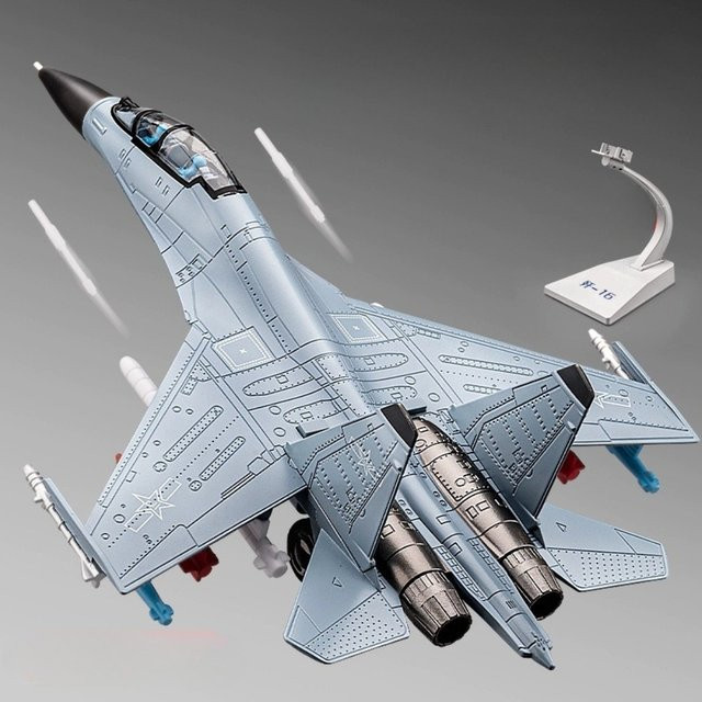 RMZ city J-16 Multirole Fighter, Diecast Modell, 1:81, Metall, mit Licht und Sound - Bild 1