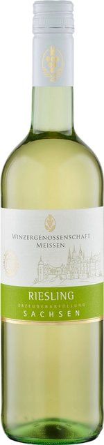 Winzergenossenschaft Meissen Riesling Weißwein, trocken, Sachsen, 2022, 0,75 l - Bild 1