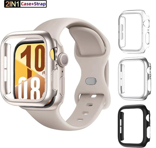 NEY Uhrenarmband Silikon, Weiß, Unisex - Bild 1