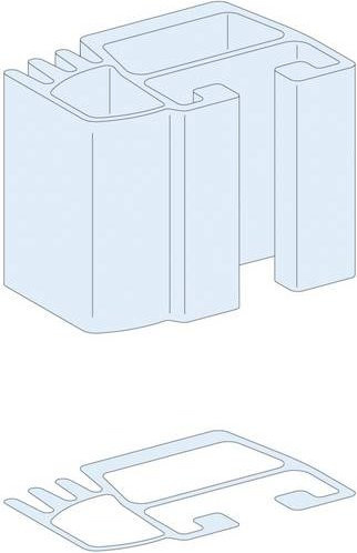 Schneider Electric LVS04504 Sammelschiene transparent - Bild 1