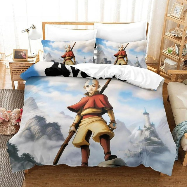 Avatar – Der Herr der Elemente Bettwäsche-Set mit 3D-Druck, Mikrofaser, Mehrfarbig, Breite: 70 cm, Länge: 133 cm - Bild 1