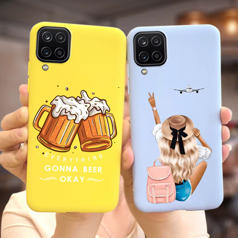 Samsung Galaxy A12 M12 F12 Handyhülle mit Candy-Design in Multicolour - Bild 3