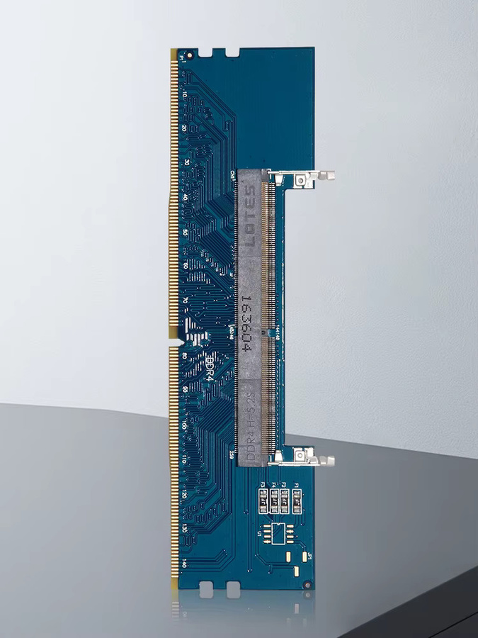 ALIILEE RAM Konverter Adapter DDR4 SODIMM zu Desktop DIMM Speicher in Blau - Bild 7