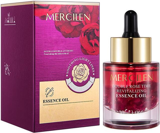 MERCILEN Doppelte Rose Verjüngendes Essenzöl, 30 ml, Squalan - Bild 1