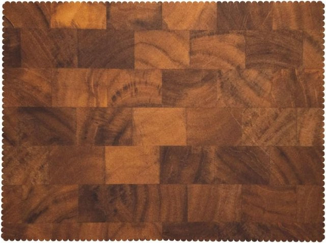 JMG Household Supplies Tischdecke mit Vintage Holzmaserung in Braun, B/B: 140 x 140 cm - Bild 1