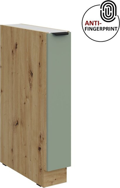 Küchen Unterschrank Schrankauszug ARIA in Aquamarin matt mit Anti-Fingerprint-Beschichtung - Bild 1