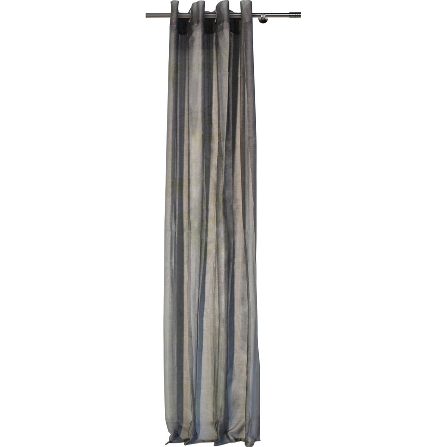 Mydeco Ösenschal Soft Taupe halbtransparent aus Polyester B: 135 cm, H: 300 cm - Bild 2