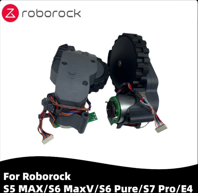 Roborock Ersatzrad-Motor für S5 MAX, S6 MaxV, S6 Pure, S7 Pro und E4 in Schwarz - Bild 1