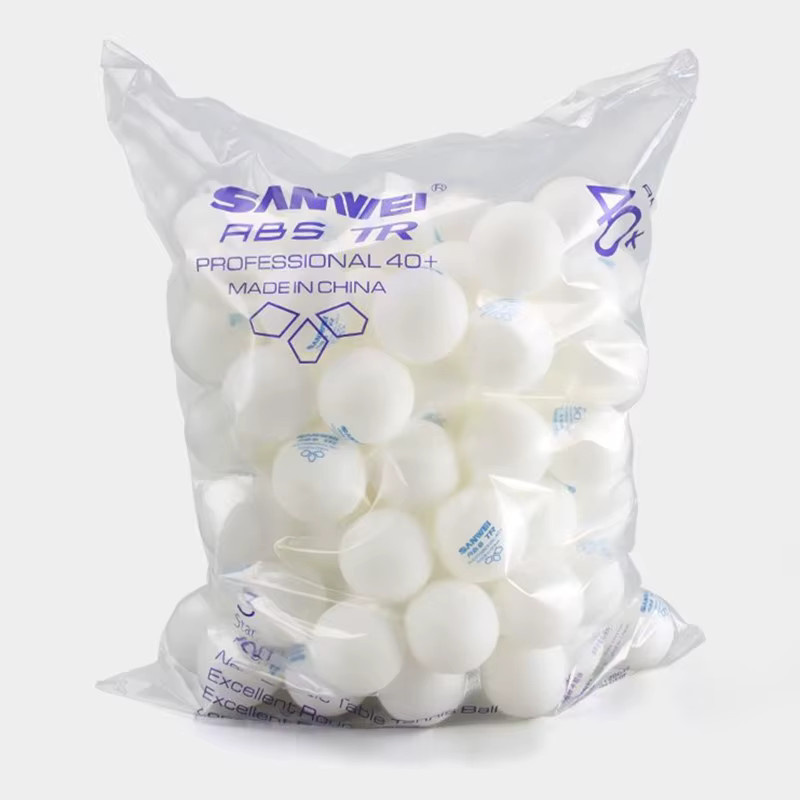 SANWEI Tischtennisbälle, Kunststoff, Weiß - Bild 4
