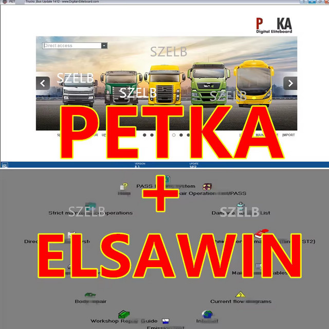 Elsawin 6.0 Elektronischer Teilekatalog für Autoreparaturen PET/KA 8.3 ELSAWIN - Bild 1