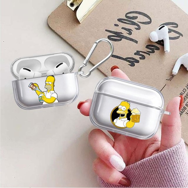 The Simpsons Transparente Schutzhülle für AirPods 2, 3, 4 und Pro 1, 2, 3 - Bild 1