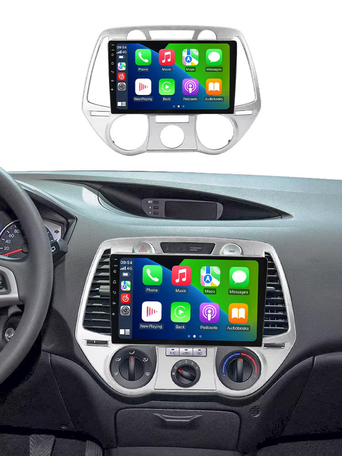 MEKEDE Android Auto GPS Navigationssystem für Hyundai I20 (2008-2012) mit Carplay und WIFI, Multimedia Car Radio in Schwarz - Bild 7