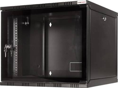 LogiLink Wallmount Soho Box 19 Zoll Wandgehäuse, 6 HE, Schwarz, B: 540 mm, H: 323 mm, T: 550 mm - Bild 1