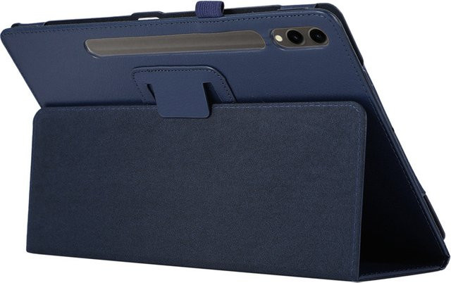 Luxus Leder Tablet Hülle für Samsung Galaxy Tab S10 S9 S8 S7 S6 Plus Ultra FE S7fe A9 A8 A7 Lite in Blau - Bild 1