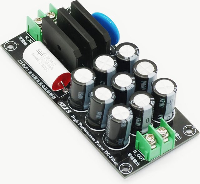 DYKB 20A AC-Netzfilter mit DC-Blockfilterung und Überspannungsschutz in Schwarz - Bild 1