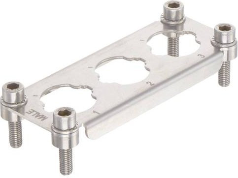 Halterahmen HARTING in Silber, Artikelnummer 09110009943 - Bild 1