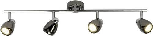 Brilliant Milano LED-Deckenstrahler 4-flammig Chrom und Schwarz mit GU10 Leuchtmitteln - Bild 2