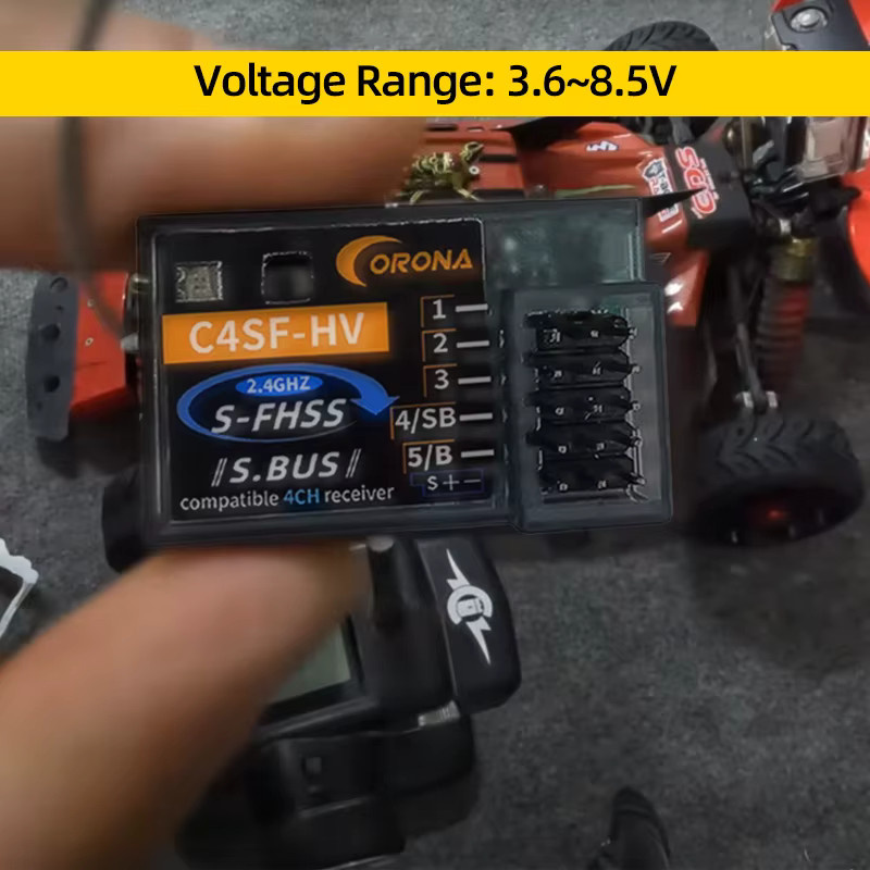 XDRC Empfänger 2,4 GHz 4CH, Zubehör, ab 14 Jahren - Bild 2