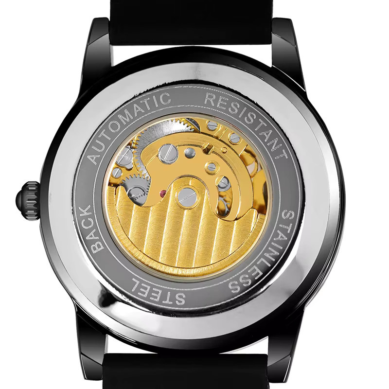 CAROTIF Armbanduhr, Automatik, Edelstahl, Gold, Herren - Bild 5