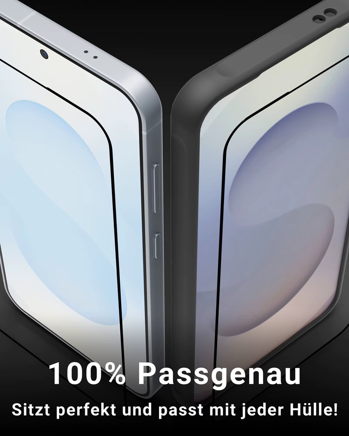GreenHec EASY INSTALL Crystal Glass 2er Pack Displayschutz für Samsung Galaxy S25 S24 S23 S22 Ultra Plus, 9H Hartglas, transparent - Bild 3