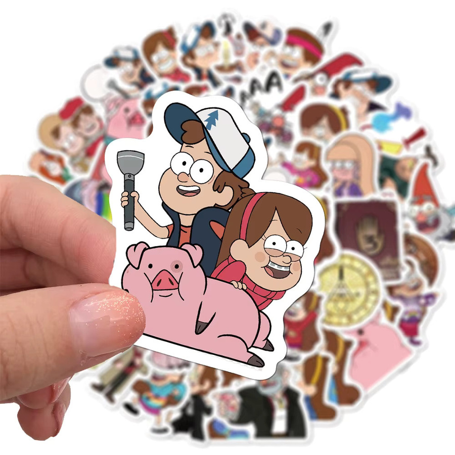 Disney Gravity Falls Aufkleber, Cartoon-Sticker, Bunt / Mehrfarbig - Bild 3