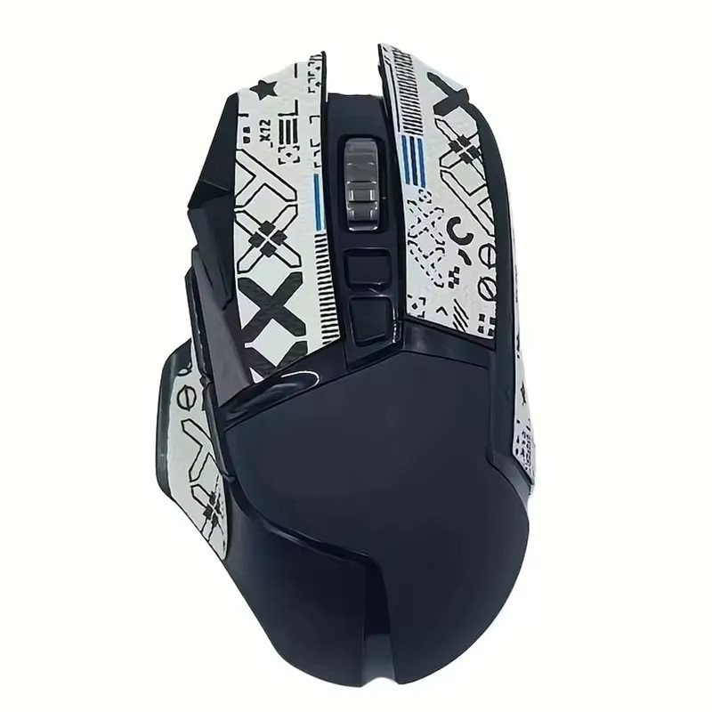 Rutschfestes Logitech G502 Maus-Griffband-Set in Weiß, selbstklebendes Zubehör für Gaming-Mäuse - Bild 2
