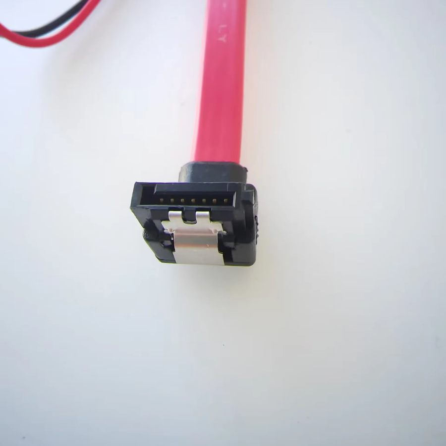 2-poliges SATA-Festplatten-Netzteilkabel mit 90 Grad rechtwinkligem Anschluss, 2,54 mm Pitch, 15-polig, Länge: 10 cm - Bild 2