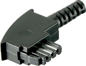 Goobay TAE-F-Stecker Knickschutz in Schwarz - Bild 1