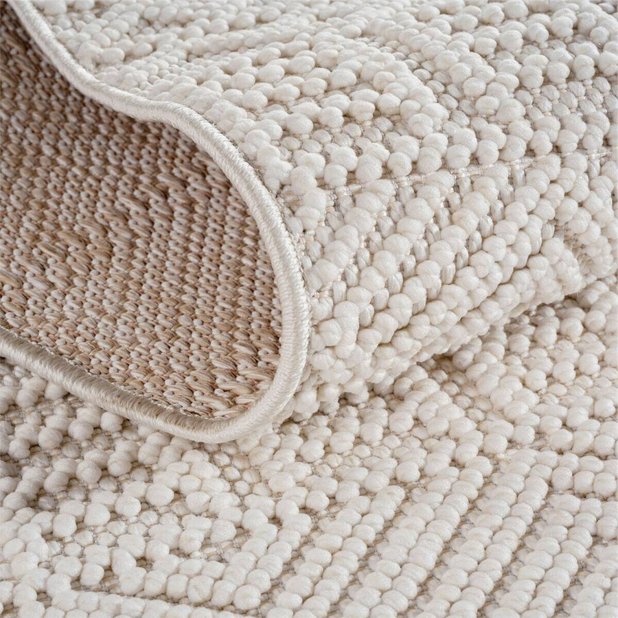 Ayyildiz Kurzflorteppich Helix Rund Creme Ø 160 cm - Bild 2