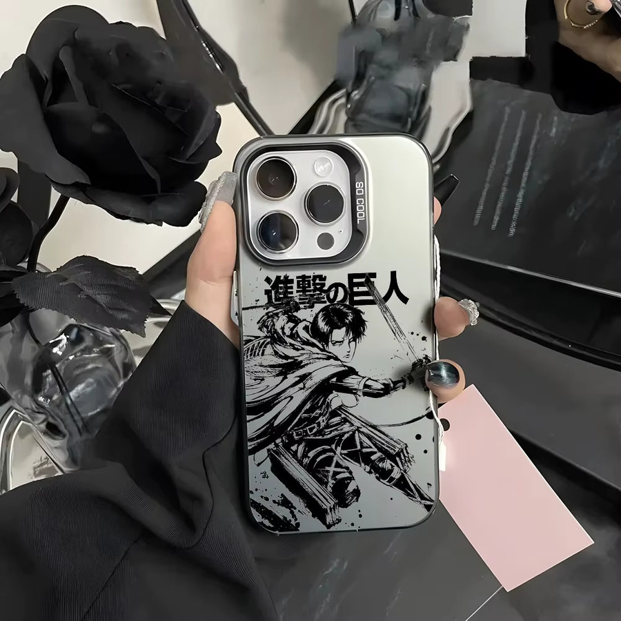 Attack on Titan Aufklärungstrupp Mattierte Acryl-Hülle für Samsung Galaxy S25 S24 S23 S22 Ultra S21 Plus S20 FE A73 A72 A71 A56 - Bild 1