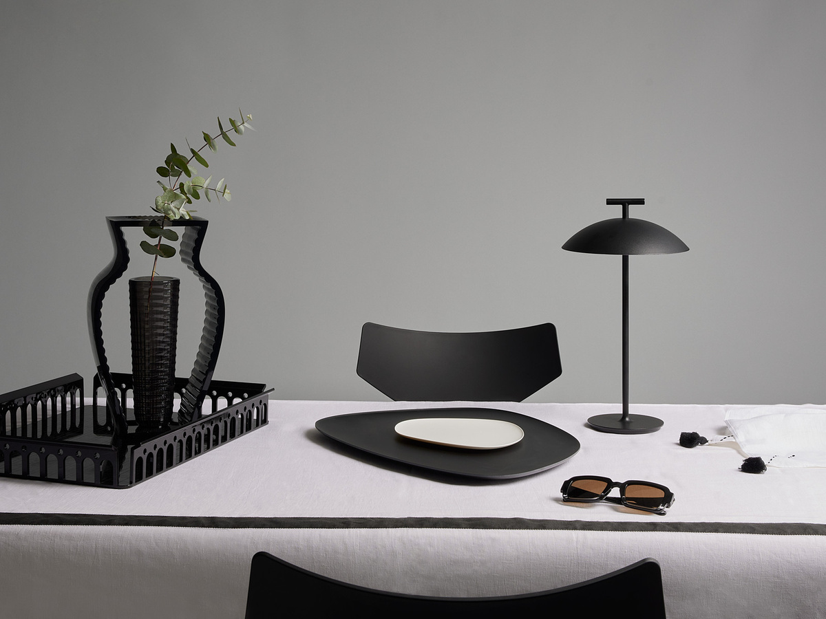 Kartell Mini Geen A Akkuleuchte in Schwarz - Bild 2