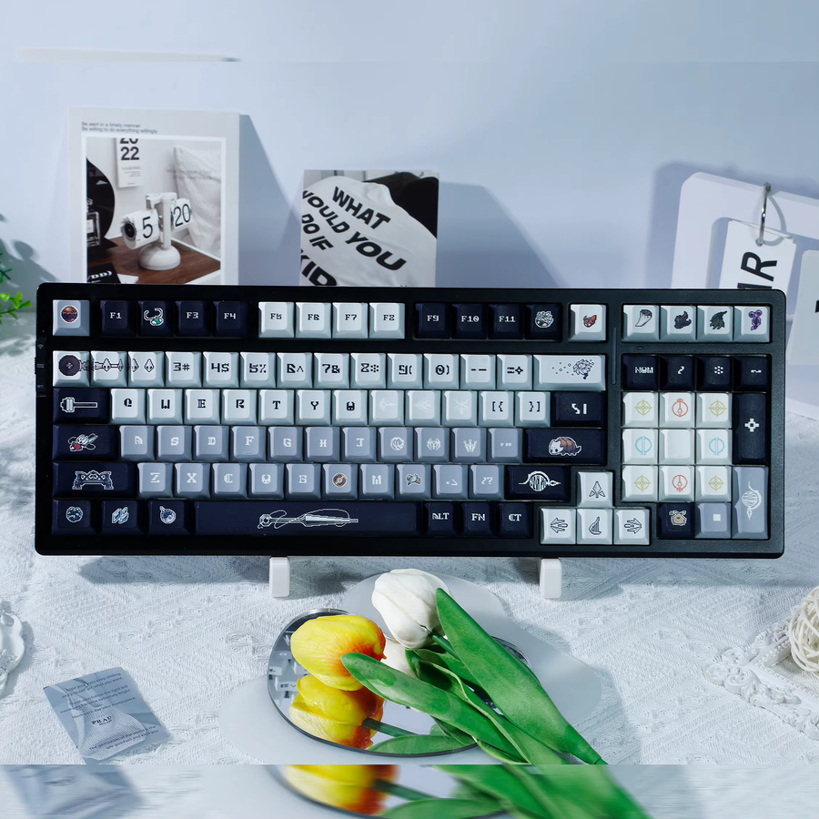 MAIMOOO Hollow Knight Silksong Custom Keycaps Cherry Profile PBT für mechanische Tastaturen in Multicolour - Bild 5