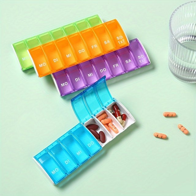 Untior Pillenorganizer, 7 Fächer, Unisex - Bild 1