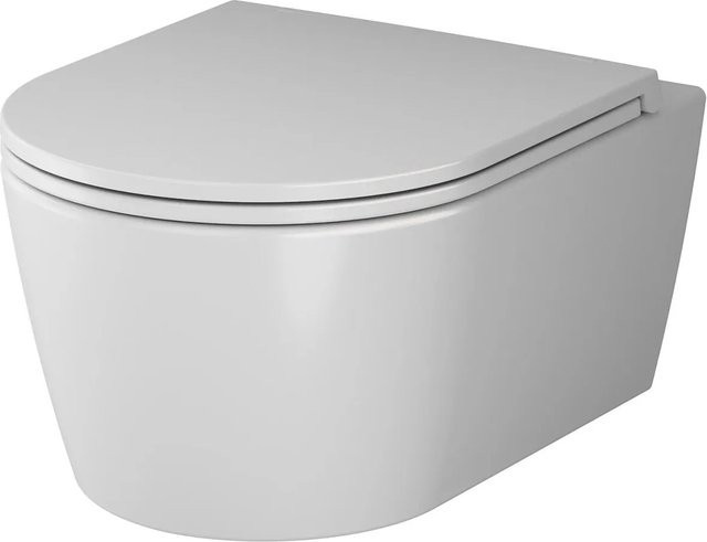 AM.PM Wand-WC CFA1700SC FlashClean in Weiß mit Soft-Close-Sitzabdeckung und spülrandlosem Washdown-System aus Keramik, Breite: 36,0 cm, Tiefe: 52,0 cm, Höhe: 34,0 cm - Bild 1