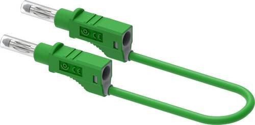 Electro PJP Messleitung mit 4mm Steckanschluss, 25cm, Grün - Bild 1