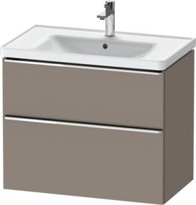 Duravit Waschtischunterschrank D-Neo in Grau Matt, B: 78,4 cm, T: 45,2 cm - Bild 1