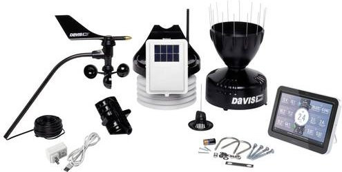 Davis Instruments VANTAGE PRO2 Funk-Wetterstation mit Konsole in Schwarz, Modell 6252EU - Bild 1