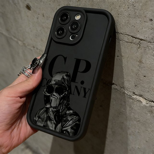Handyhülle mit Sonnenbrillen-Jungen Motiv für iPhone Modelle, schwarze TPU Schutzhülle von Potdemiel - Bild 1