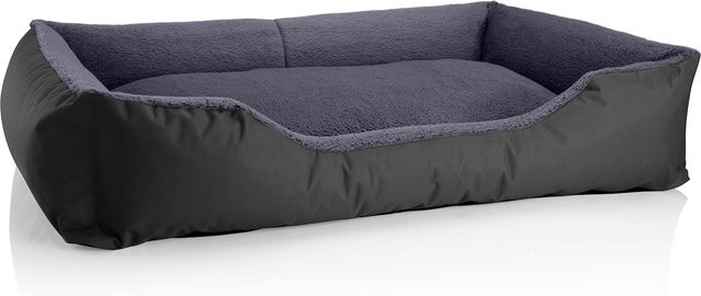 BedDog TEDDY Hundebett Sofa mit waschbarem Bezug und Rand - Bild 1