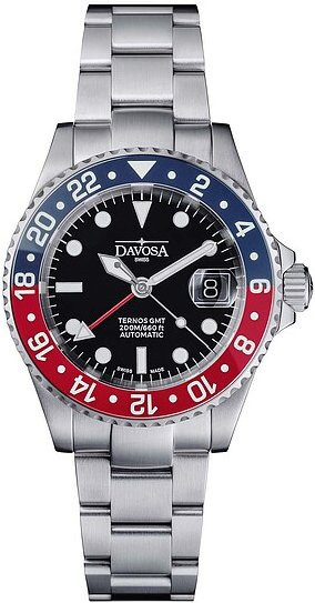 Davosa Armbanduhr Ternos GMT Diver, Automatik, Edelstahl, 40 mm, Herren - Bild 1